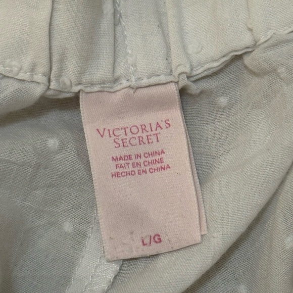 Victoria’s Secret white polka dot pajama shorts women’s size large - Picture 6 of 7